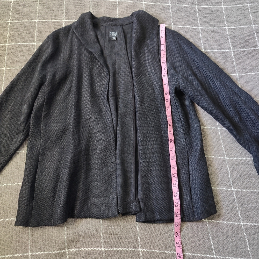 Eileen Fisher Linen Jacket - Picture 4 of 6